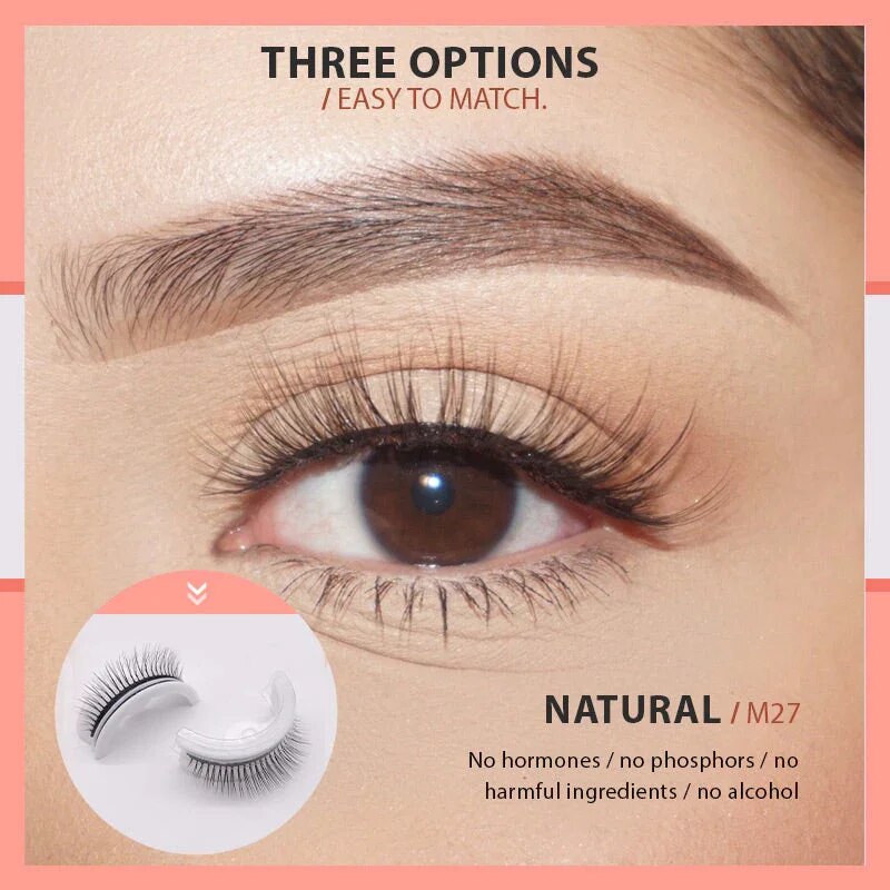 Glixies™ Selbstklebende, wiederverwendbare Wimpern (Befristetes Angebot 3+3 GRATIS)