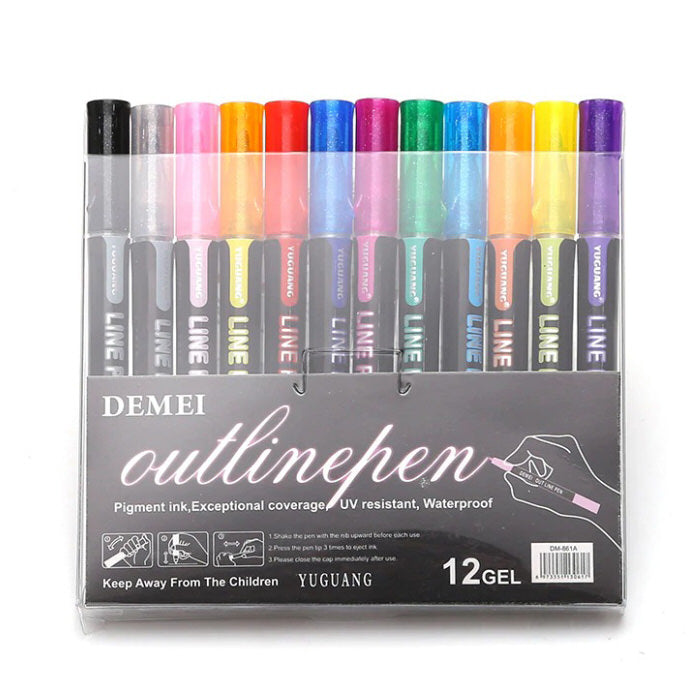 KontraLine™ 24 Farben Konturenmarker