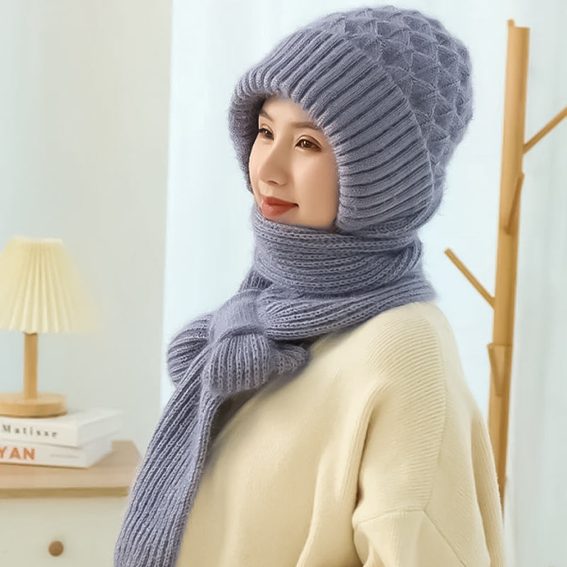 AbbyWarm™ | Warmer Schal mit Mütze
