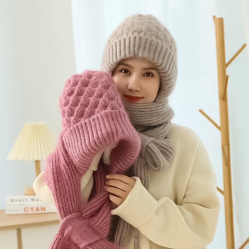 AbbyWarm™ | Warmer Schal mit Mütze