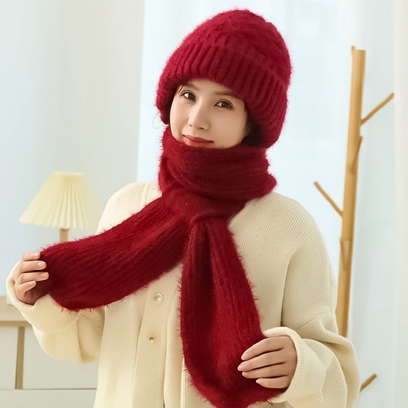 AbbyWarm™ | Warmer Schal mit Mütze