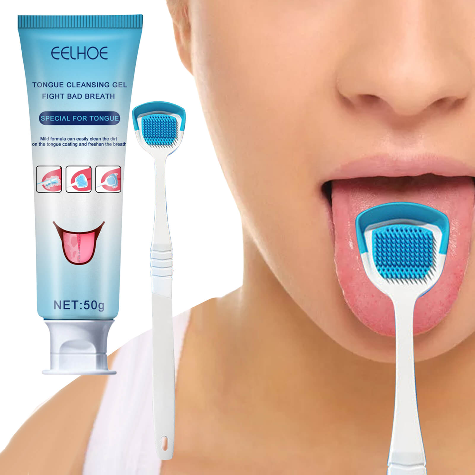 CleanTo™ Zungenreinigungsset