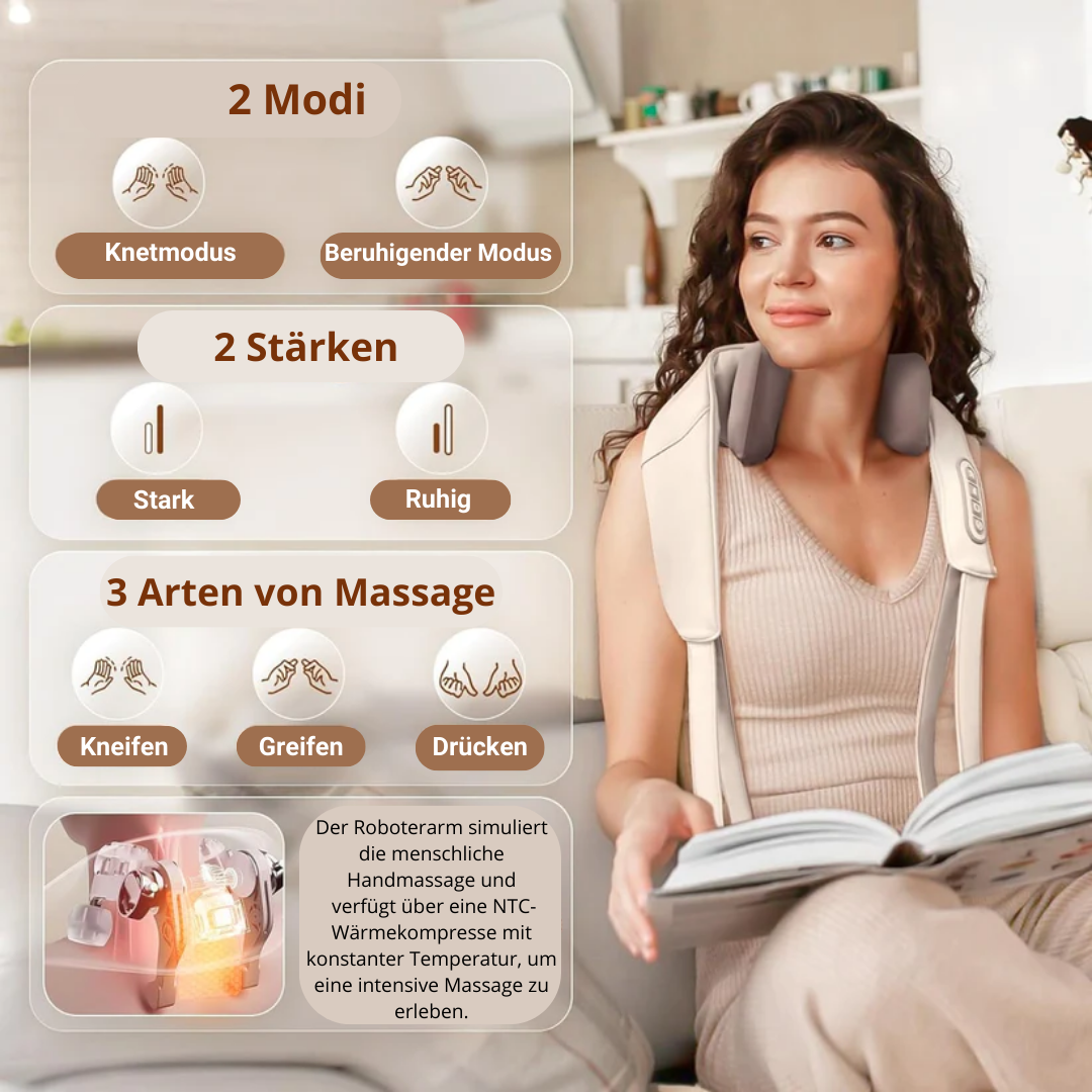 NeckSense™ wiederaufladbares Nackenmassagegerät