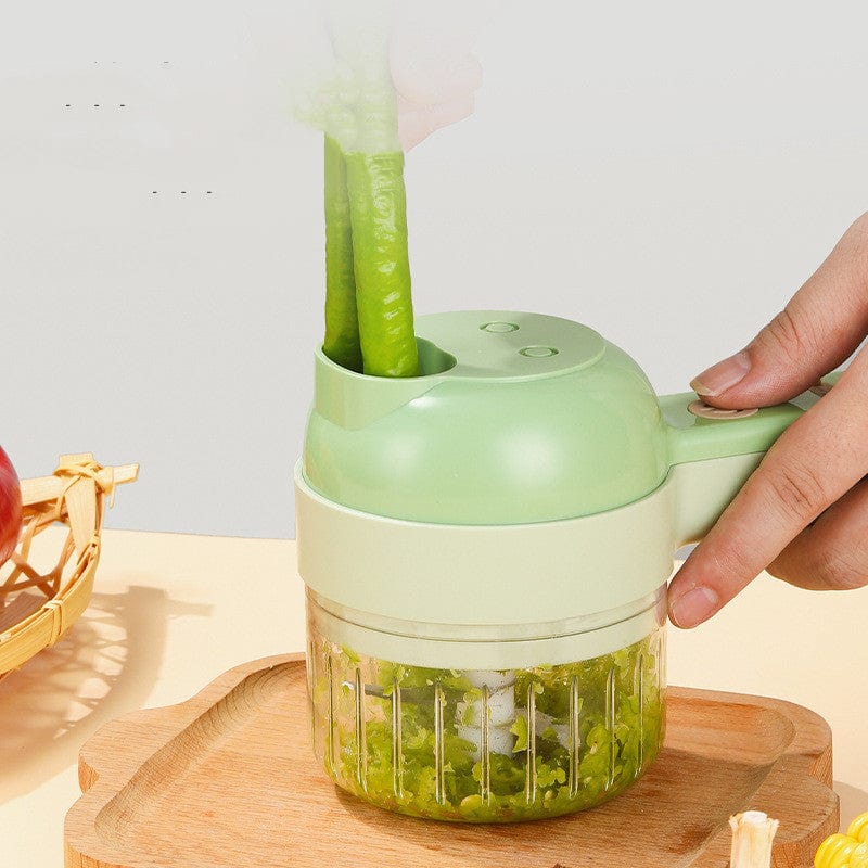 ChopHero™ Elektrischer 4-in-1-Hand-Gemüseschneider