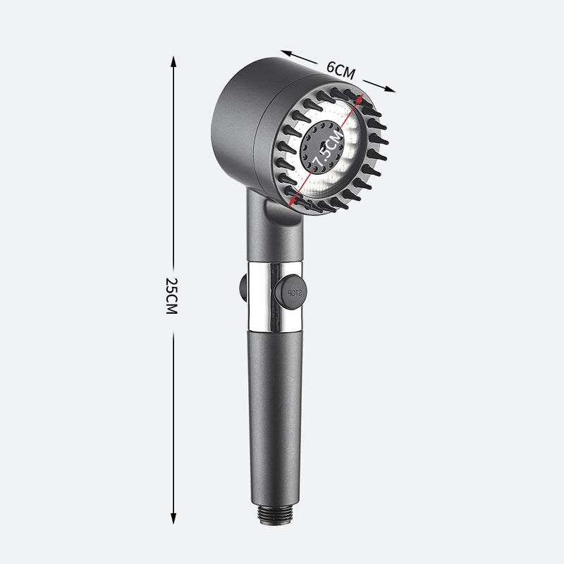 AquaFlow™ Multifunktionales Hochdruck-Duschkopf-Set