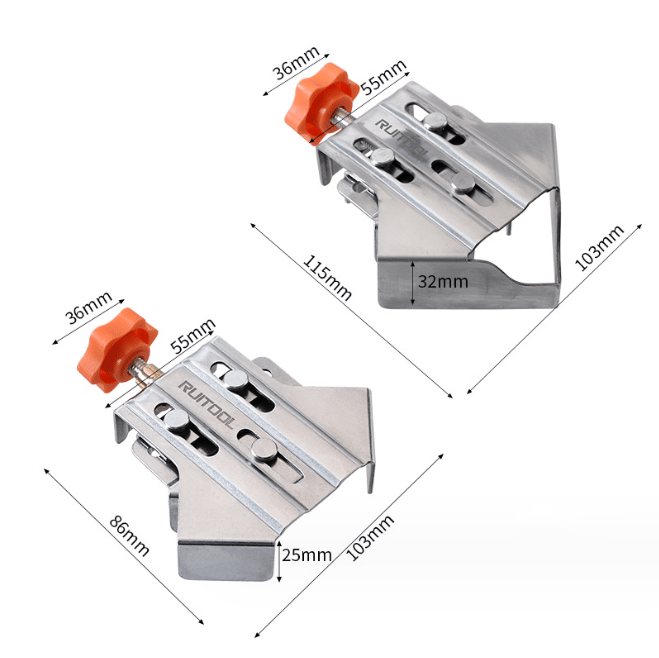 FlexAngle™ 90-Grad-Eckklammer für die Holzbearbeitung