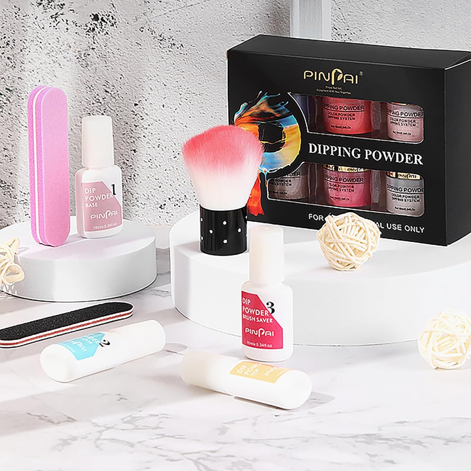 Naildip™ Dip Powder Nails Starter Kit, inkl. 6 Farben