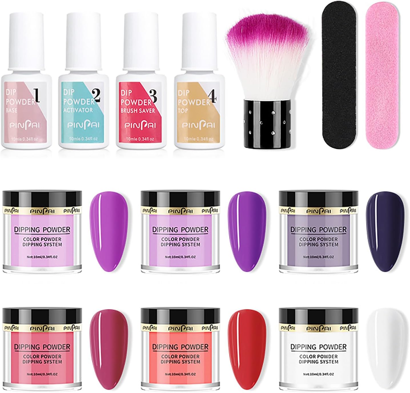 Naildip™ Dip Powder Nails Starter Kit, inkl. 6 Farben