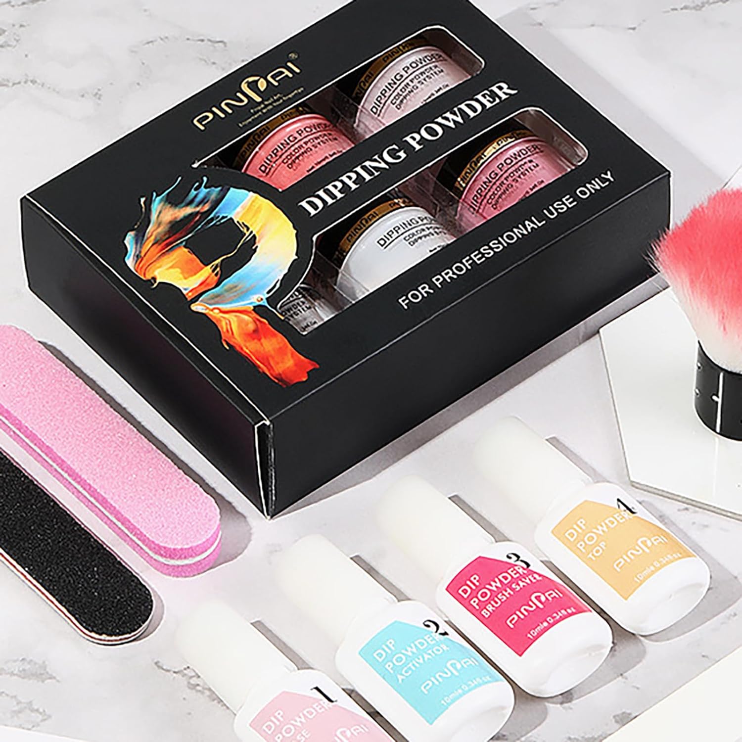Naildip™ Dip Powder Nails Starter Kit, inkl. 6 Farben