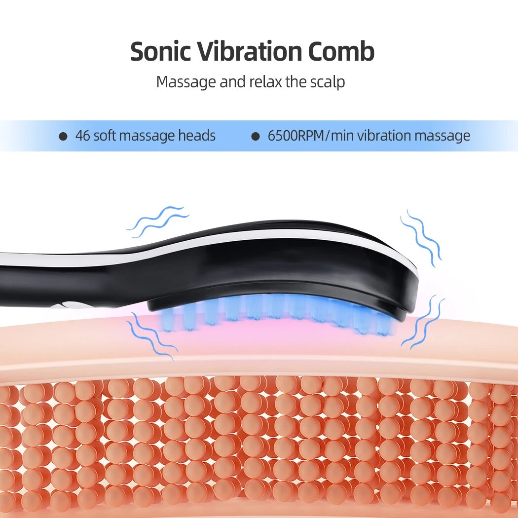 BrushBliss™ Rotlichttherapie-Haarbürste für gesundes und dickes Haar