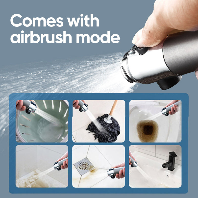 AquaFlow™ Multifunktionales Hochdruck-Duschkopf-Set