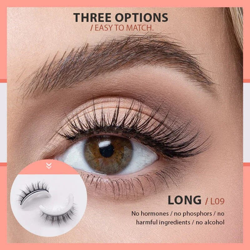 Glixies™ Selbstklebende, wiederverwendbare Wimpern (Befristetes Angebot 3+3 GRATIS)