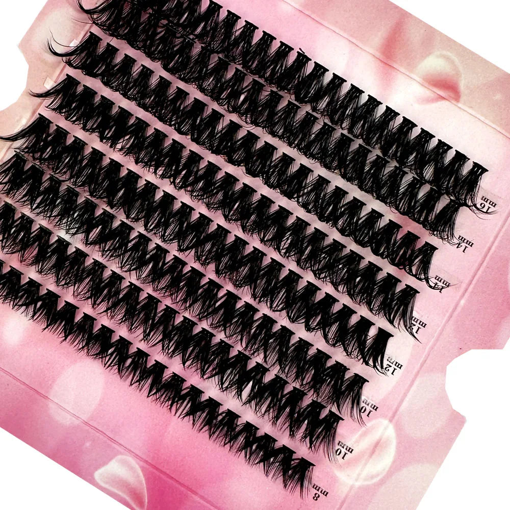 QueenLashes™ handgefertigte Wimpernverlängerungen 160/266/280
