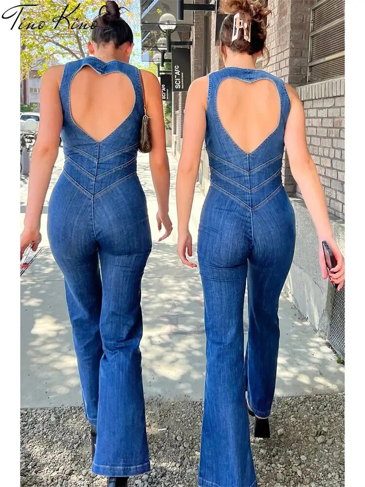 Heartden™ Denim Jumpsuit