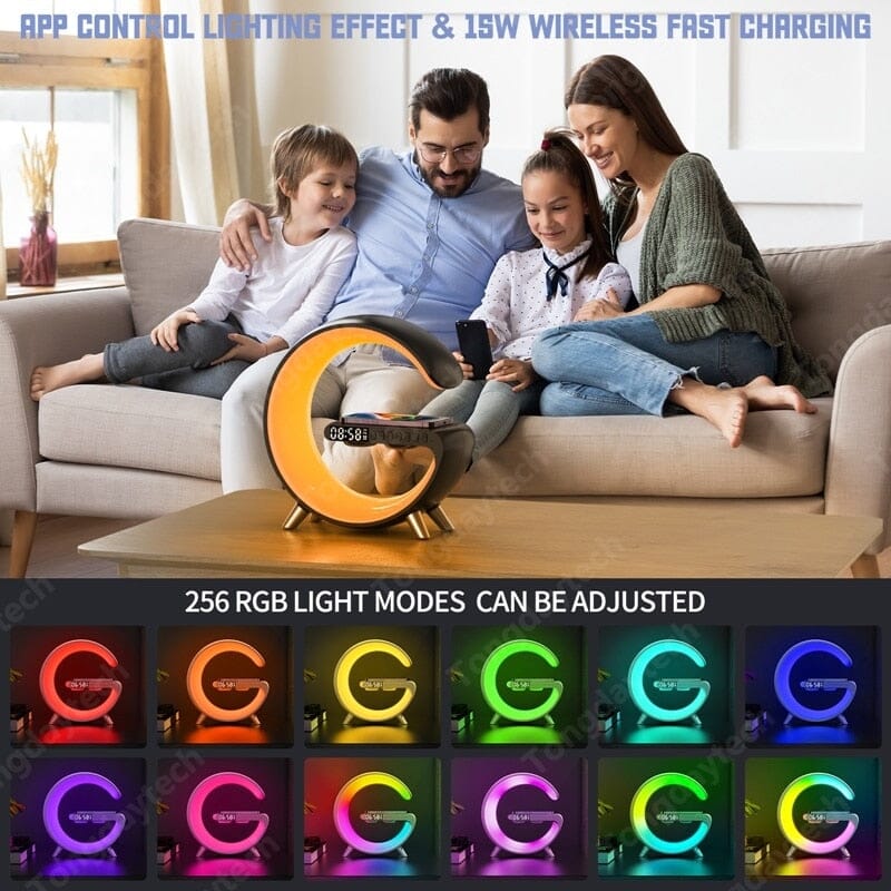LumCharge™  LED Lamp Mit multifunktionalem kabellosem Ladegerät