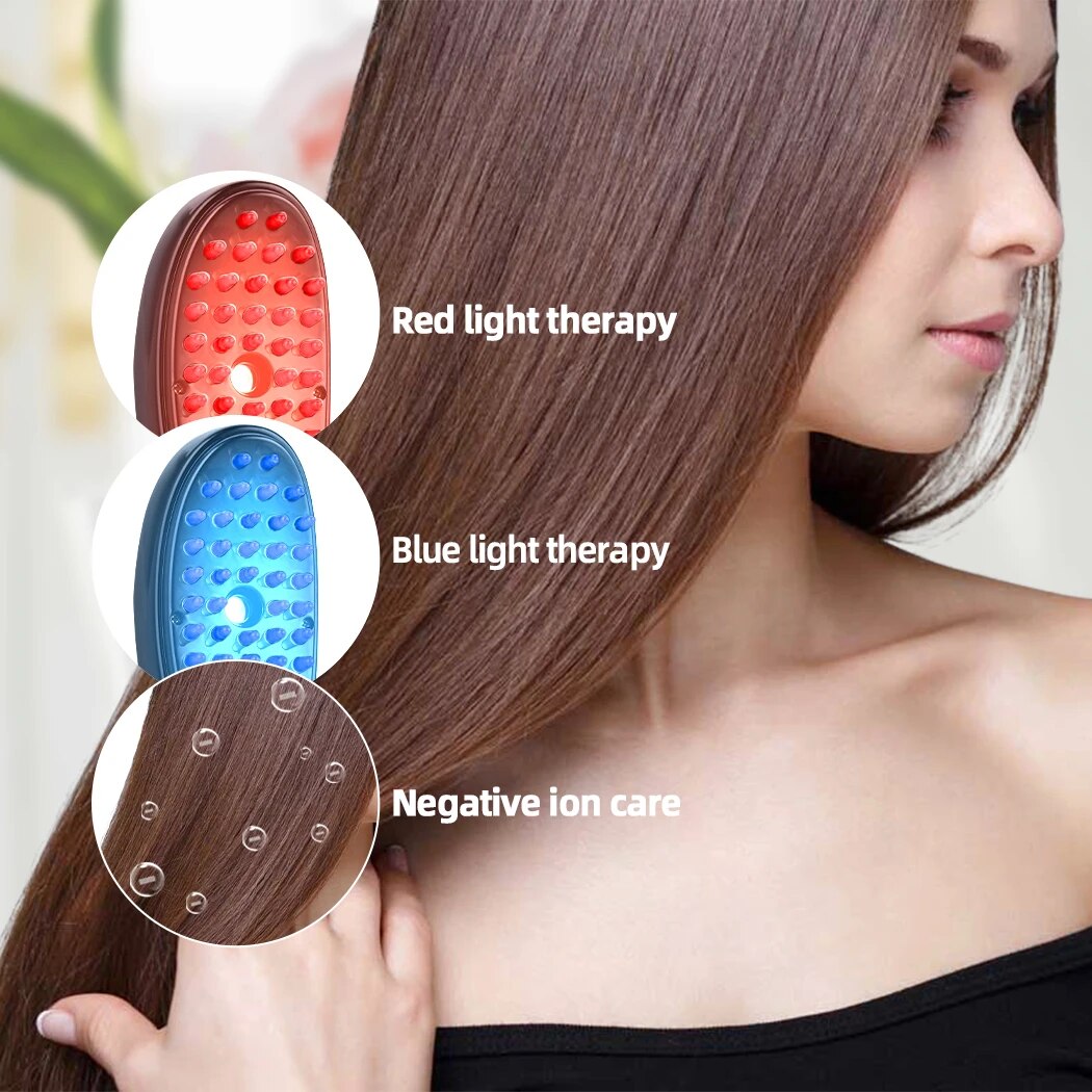 BrushBliss™ Rotlichttherapie-Haarbürste für gesundes und dickes Haar