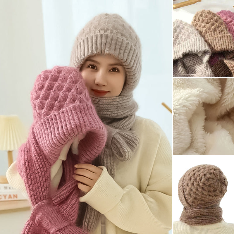 AbbyWarm™ | Warmer Schal mit Mütze