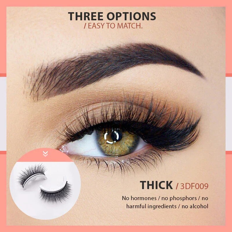 Glixies™ Selbstklebende, wiederverwendbare Wimpern (Befristetes Angebot 3+3 GRATIS)