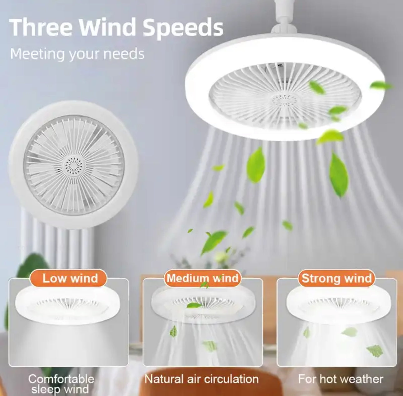 FindiCool™ Lampensockel Ventilator