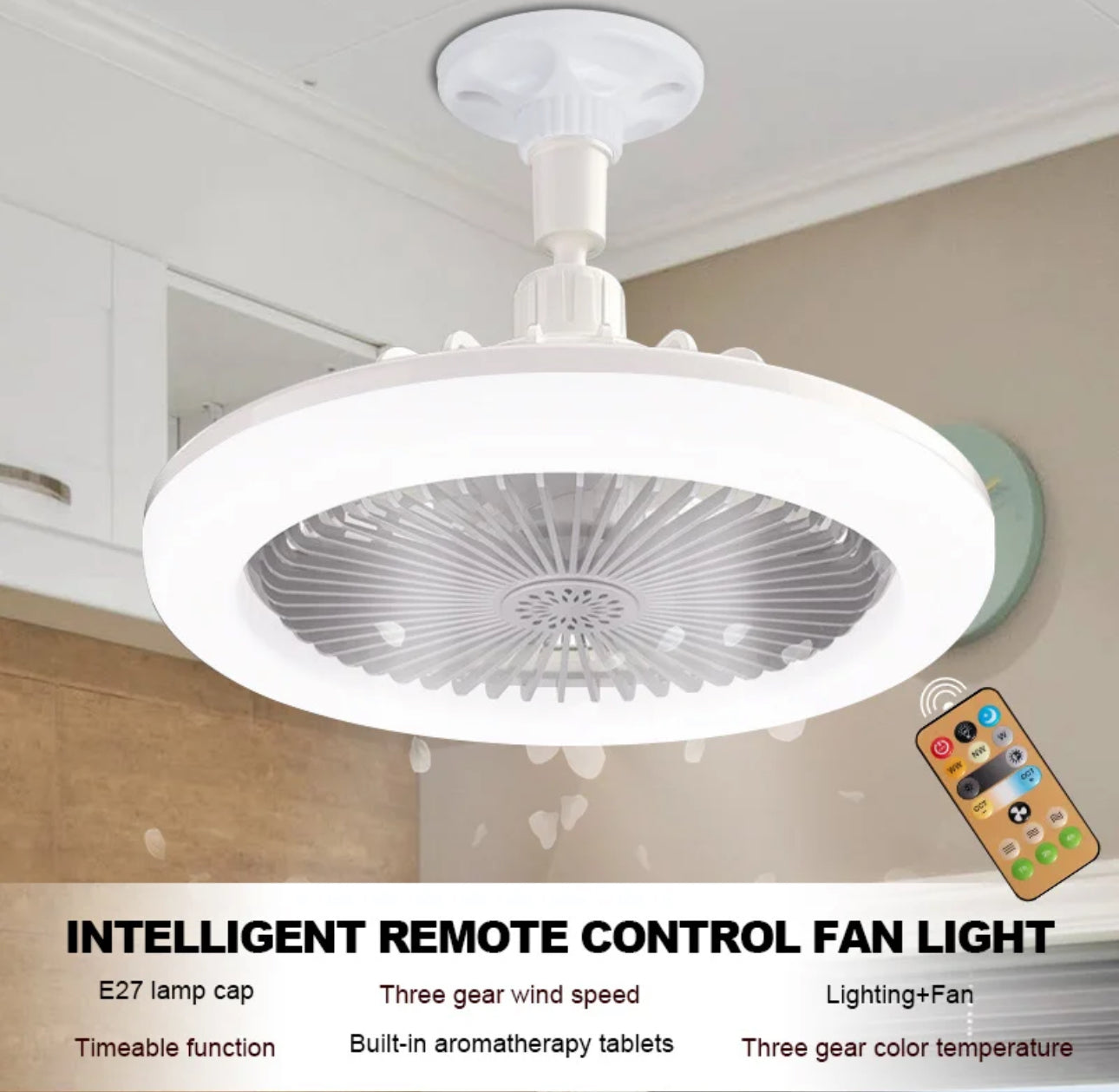 FindiCool™ Lampensockel Ventilator
