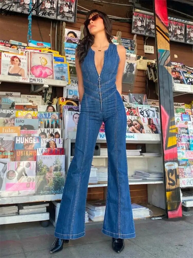Heartden™ Denim Jumpsuit