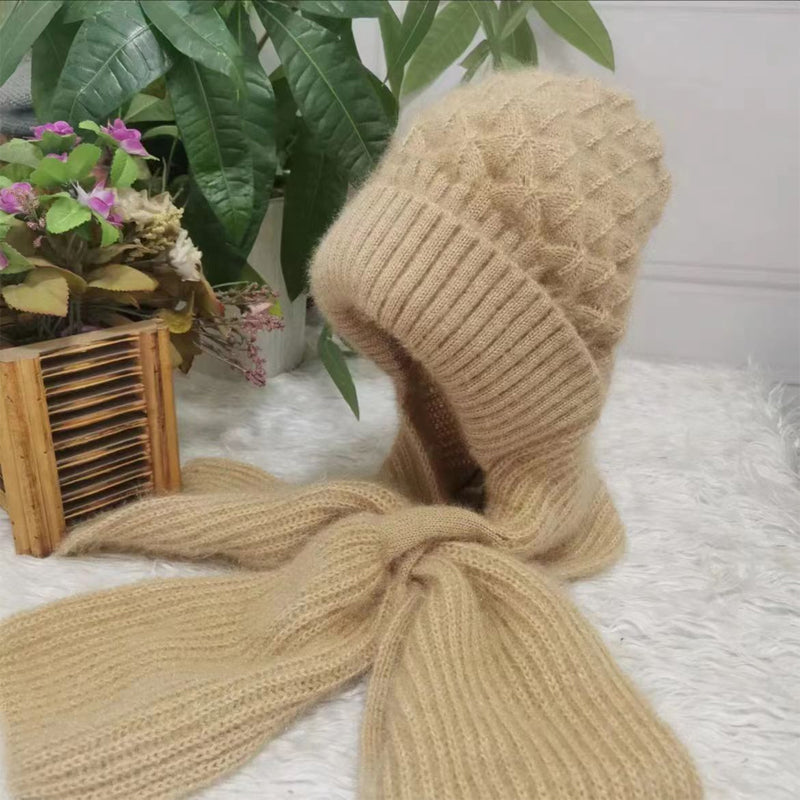 AbbyWarm™ | Warmer Schal mit Mütze