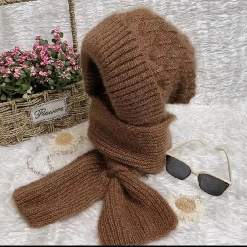 AbbyWarm™ | Warmer Schal mit Mütze
