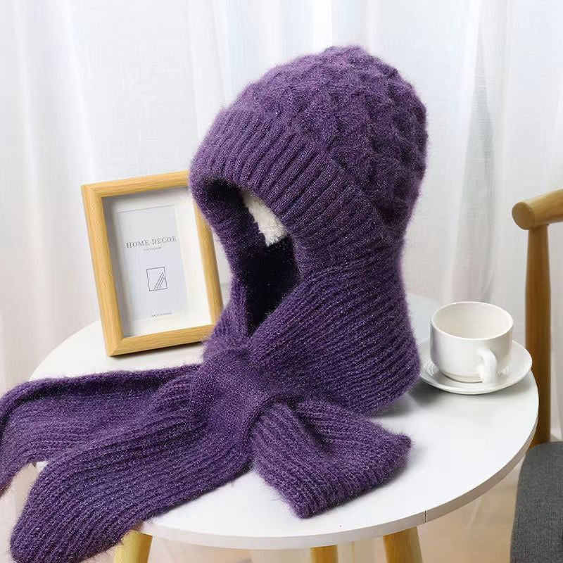 AbbyWarm™ | Warmer Schal mit Mütze