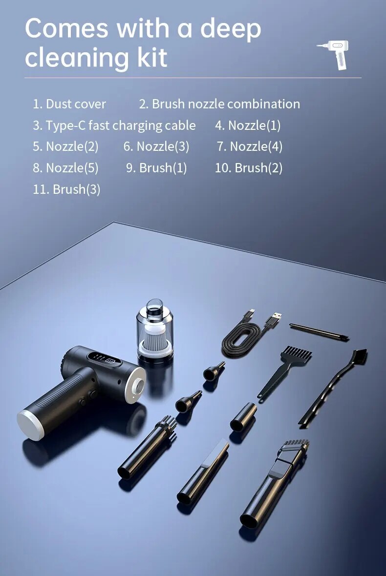 Carvac™ Kabelloser Handstaubsauger